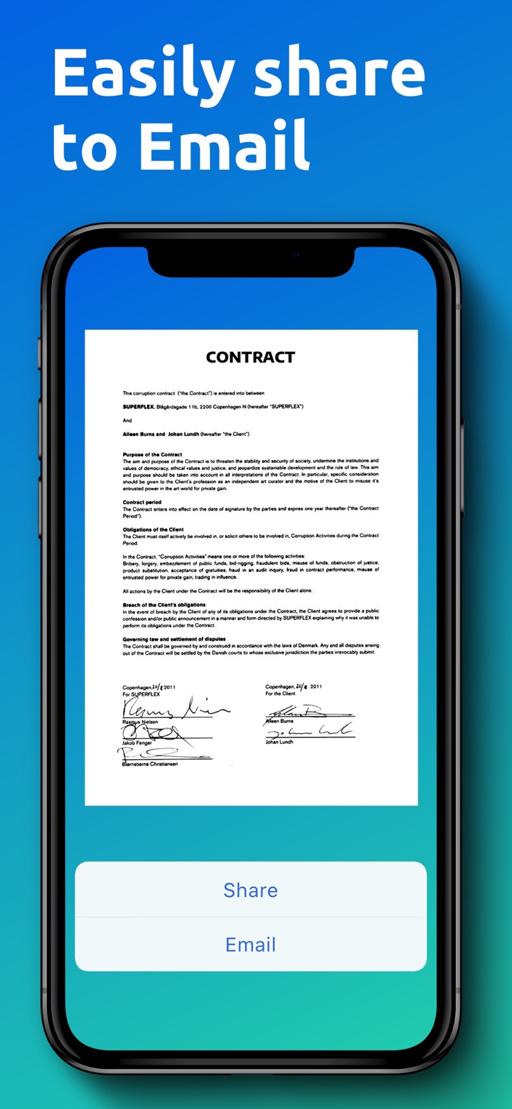 PDF Scanner Document Converter iphone screenshot 3