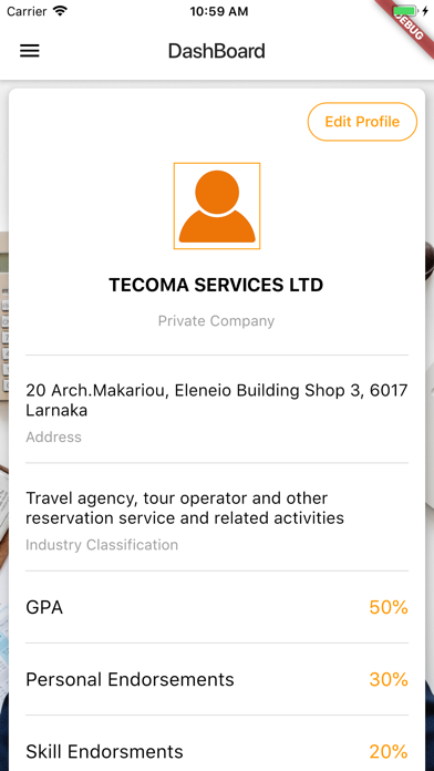 App screenshot