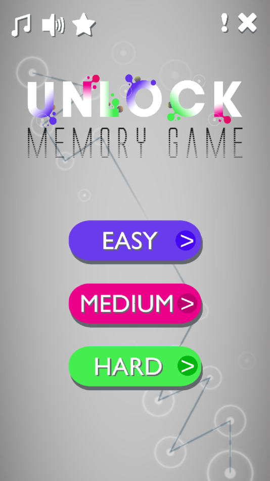#1. Unlock Memory Game (iOS) By: Trevor Hansen