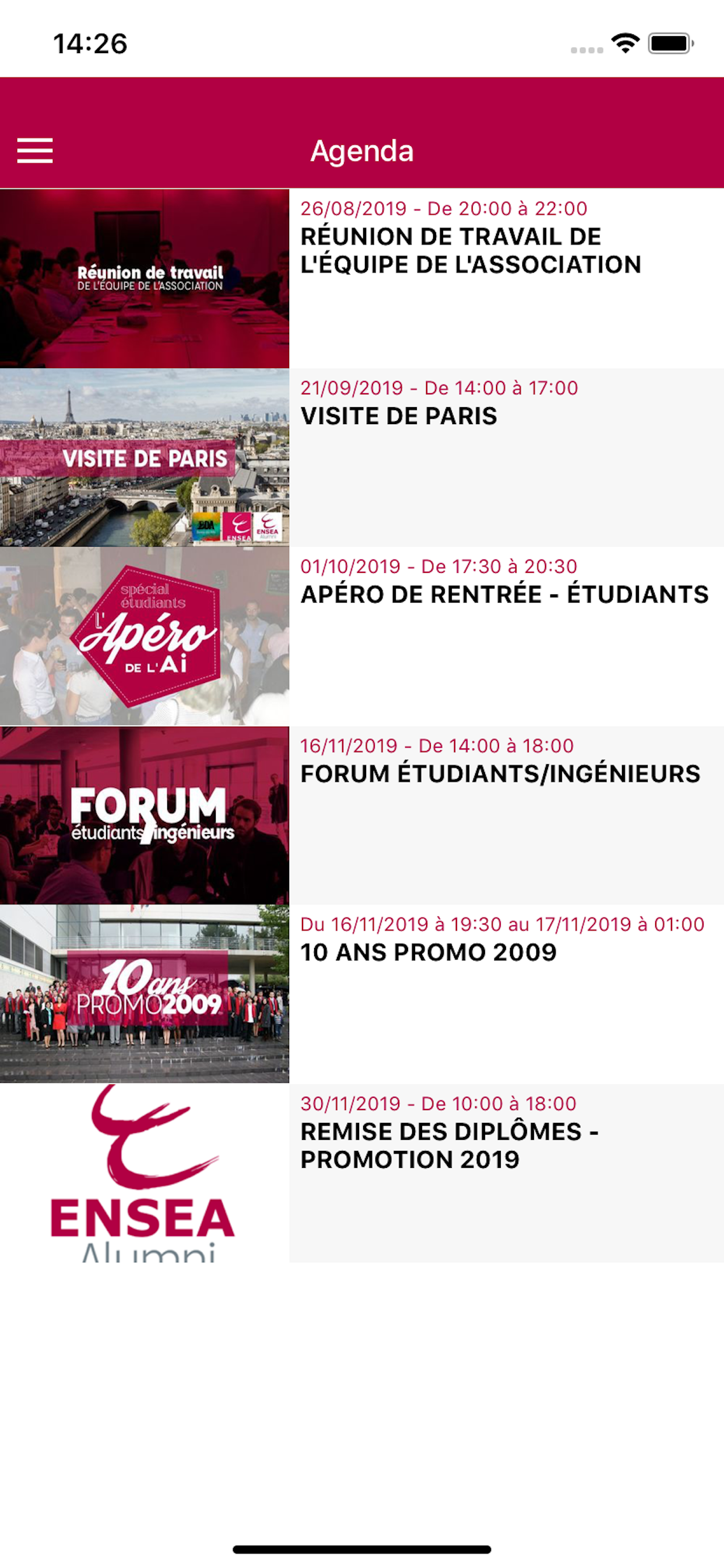 ENSEA Alumni screenshot 4