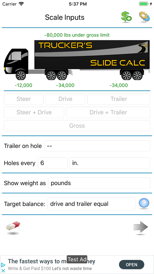 #1. Trucker's Slide Calc (iOS) 由: David Sphar