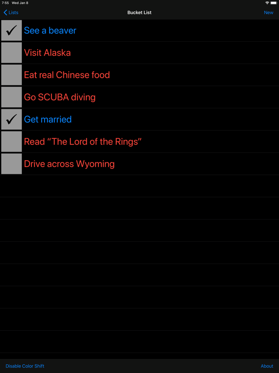 Checkonic: Easy Checklists iPad screenshot 5 - Productivity app
