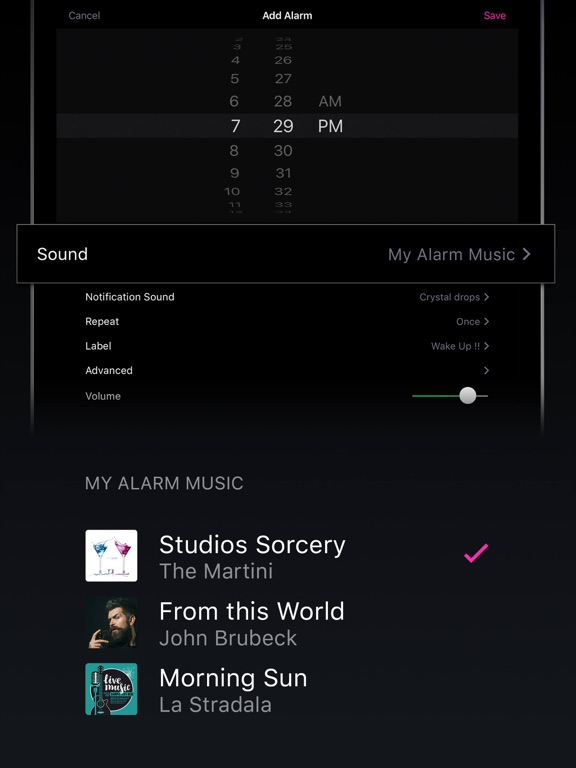 Alarm Clock - Wake up Music screenshot 3