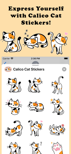 Calico Cat Stickers(圖3)-速報App