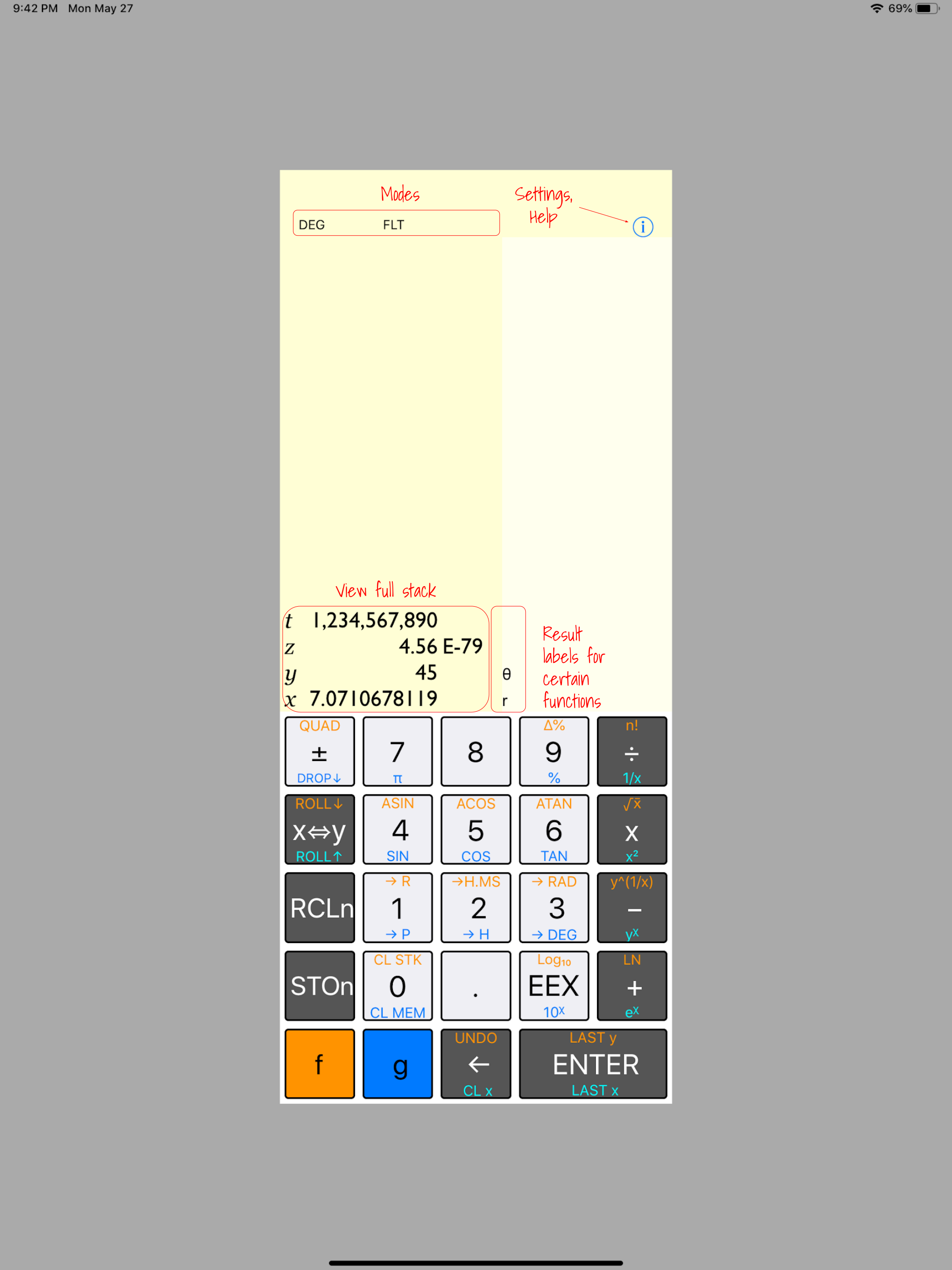 No Equal RPN Calculator