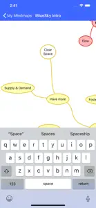 iBlueSky (mindmapping) screenshot #2 for iPhone