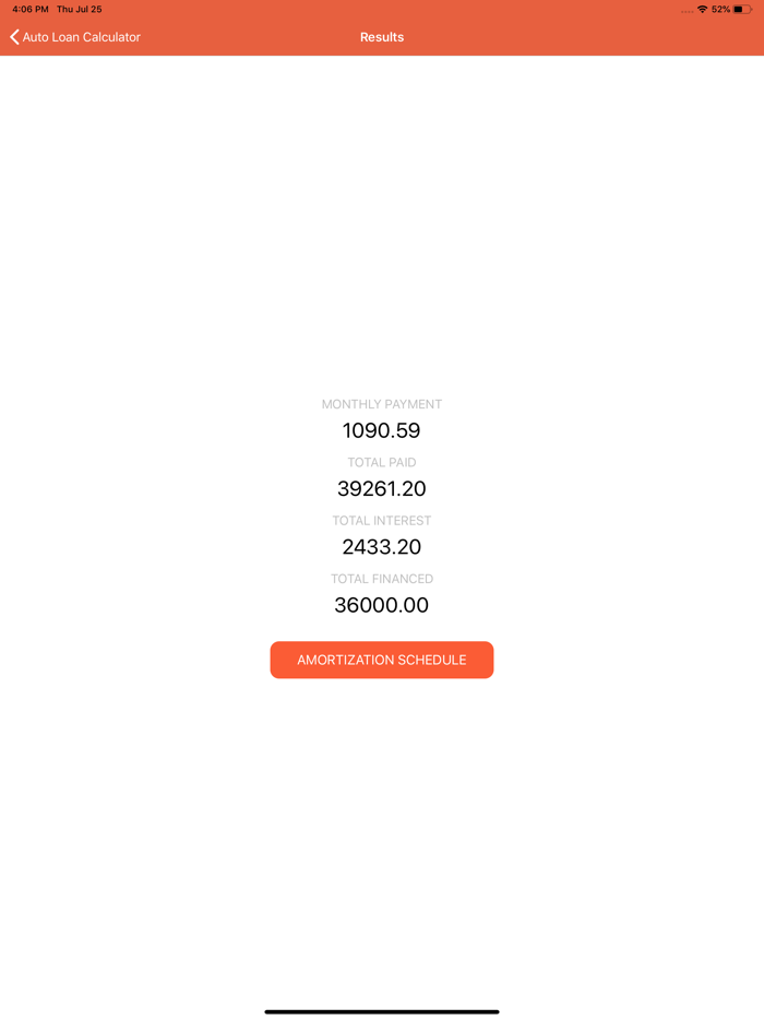 Auto Loan Calculator Car Loan