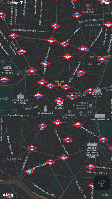 Metro Madrid - Waiting times Screenshot