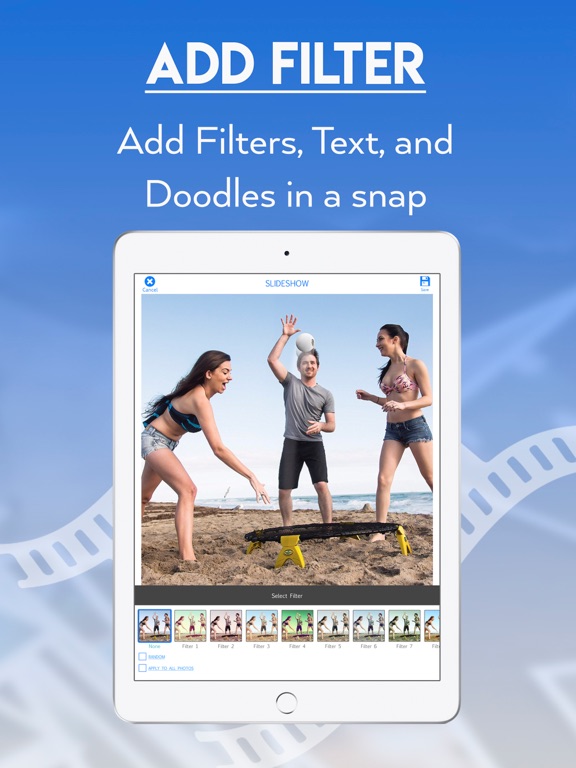 Slideshow Social - With Music iPad screenshot 5 - Photo & Video app