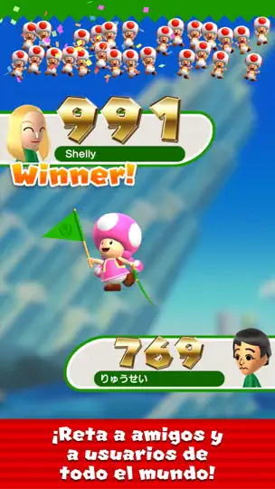 Captura de pantalla de Super Mario Run en iPhone 4