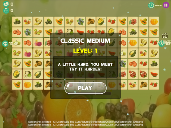 Screenshot #5 pour Fruit Onet Connect Classic