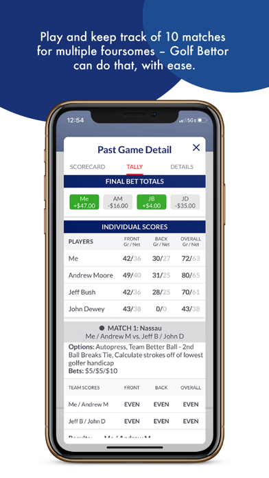 Golf Bettor Screenshot