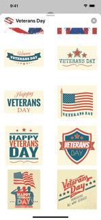 Veterans Day Stickers screenshot 4