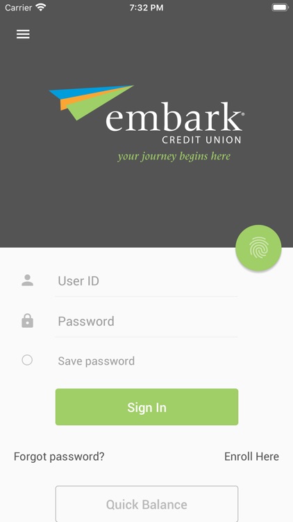 Embark CU Mobile Banking