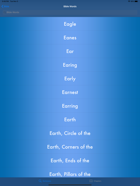 Screenshot #5 pour Bible Dictionary :