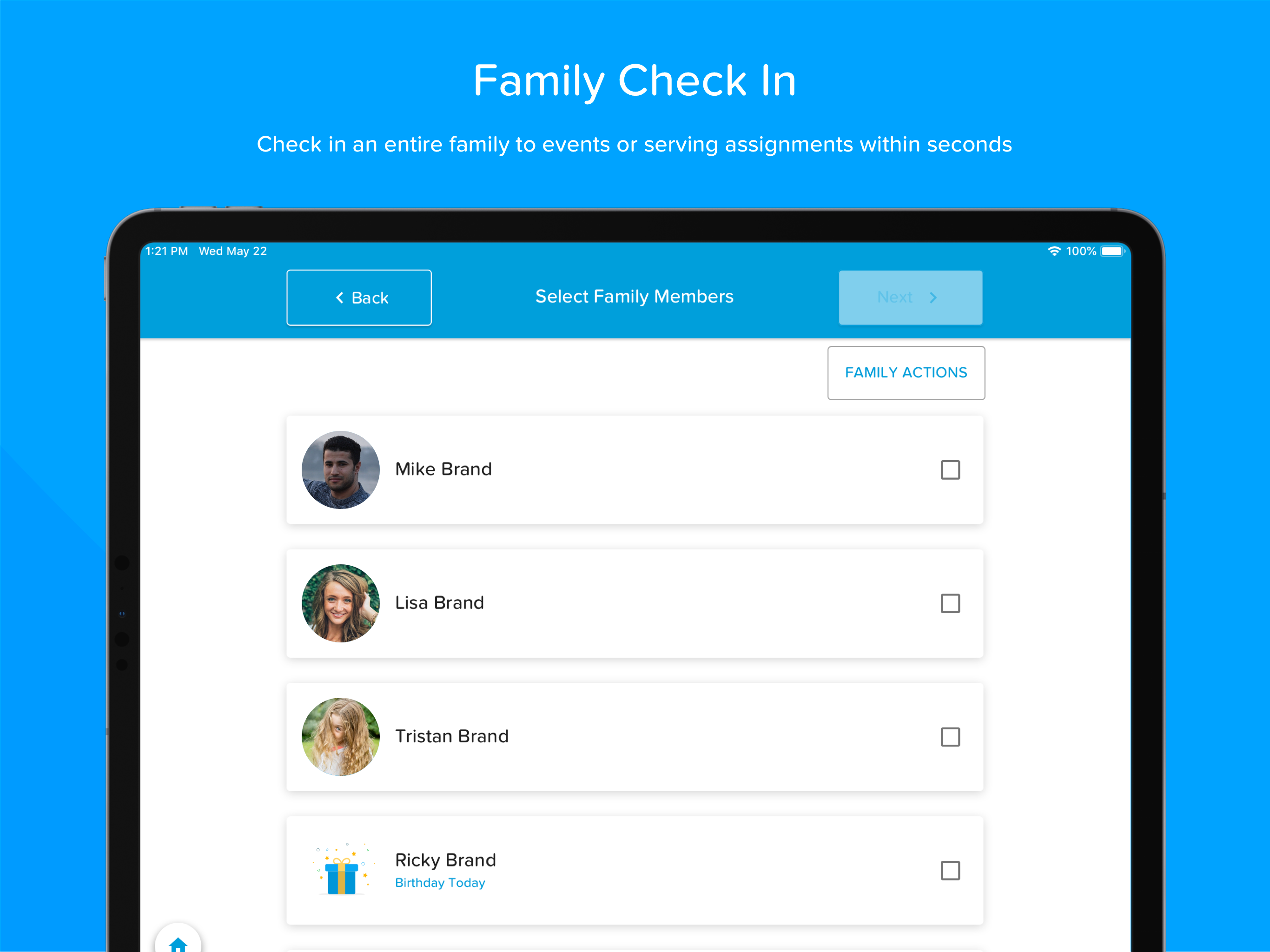 Check-In App