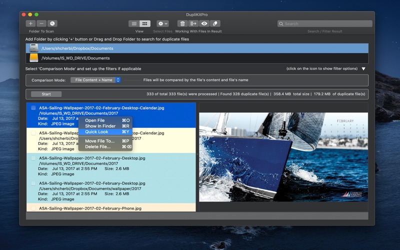 App screenshot