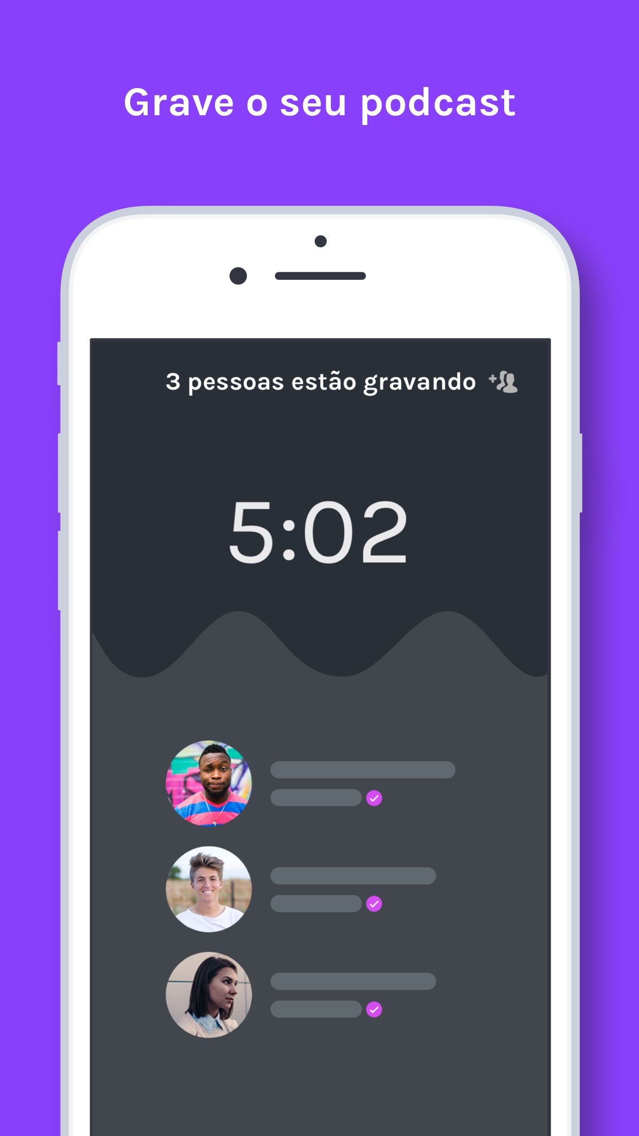 Screenshot do app Anchor