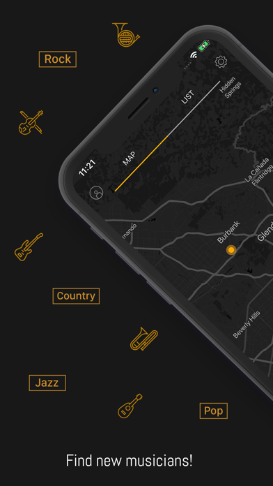 Screenshot #1 pour Jams - Musician finder