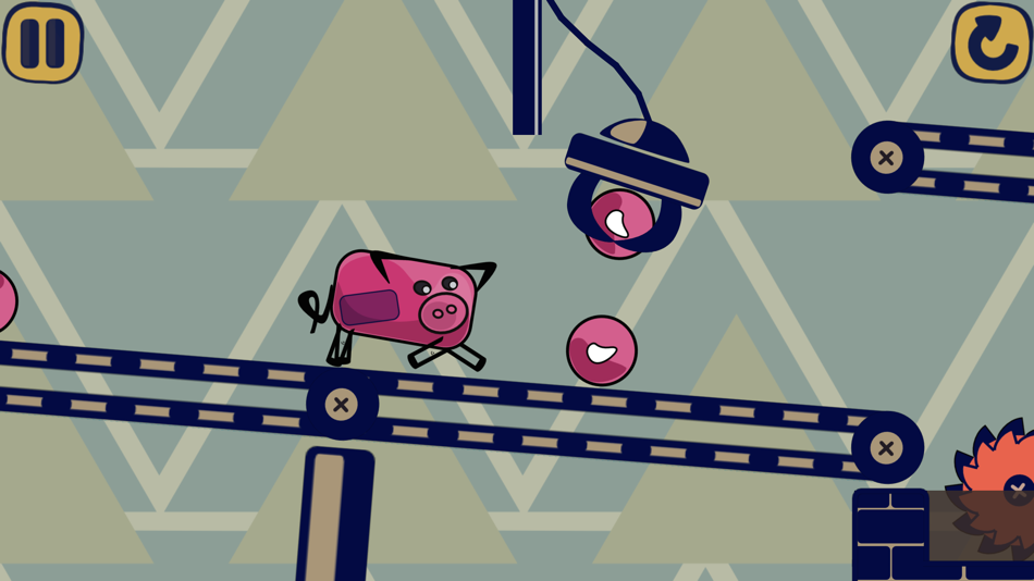 #2. Run Pig Run!! (iOS) 由: Ianis Plumit