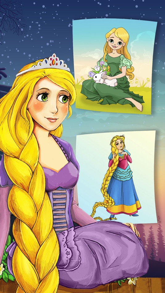 Rapunzel Coloring Book Game - 4.2 - (iOS)