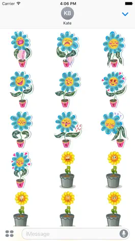 Game screenshot Flower Power Emoji Stickers apk