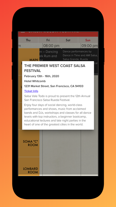 Screenshot #3 for Salsa Rueda Festival