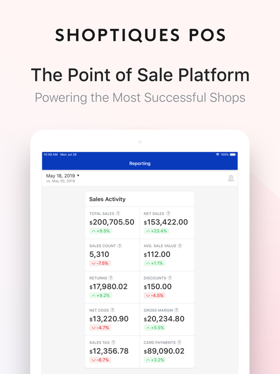 Shoptiques POS Tools iPad screenshot 1 - Business app