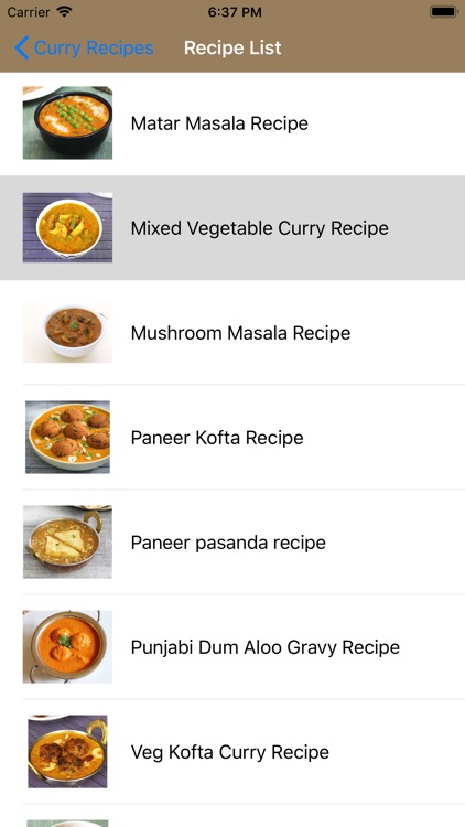 Curry(Gravy Dishes) Recipes