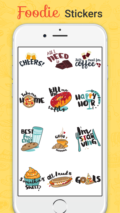 How to cancel & delete Foodie Stickers Fun from iphone & ipad 3