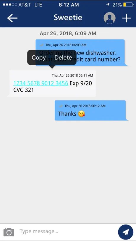 Safe Text