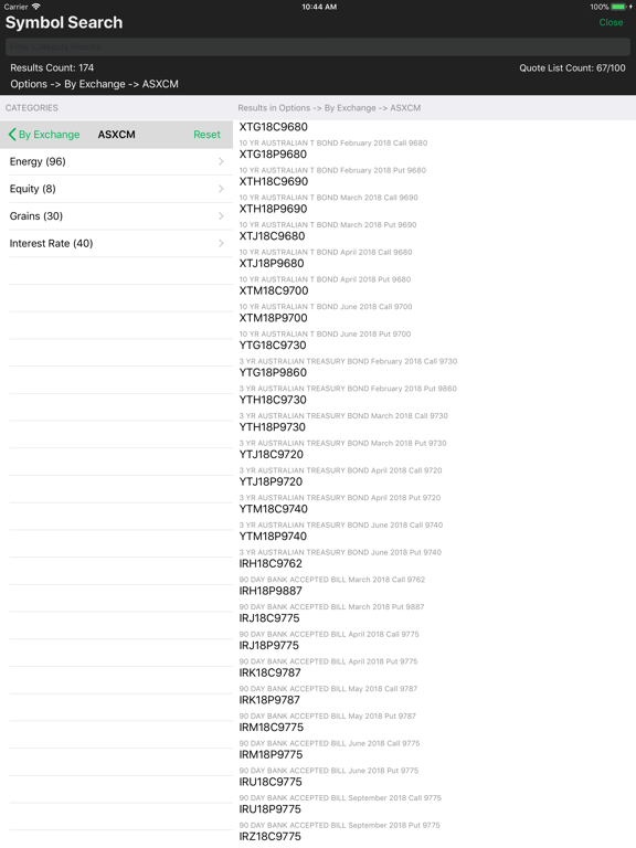 ProphetX iPad screenshot