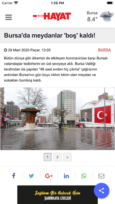 Bursa Hayat screenshot 2