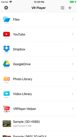 Game screenshot VRPlayer : 2D 3D 360° Video apk