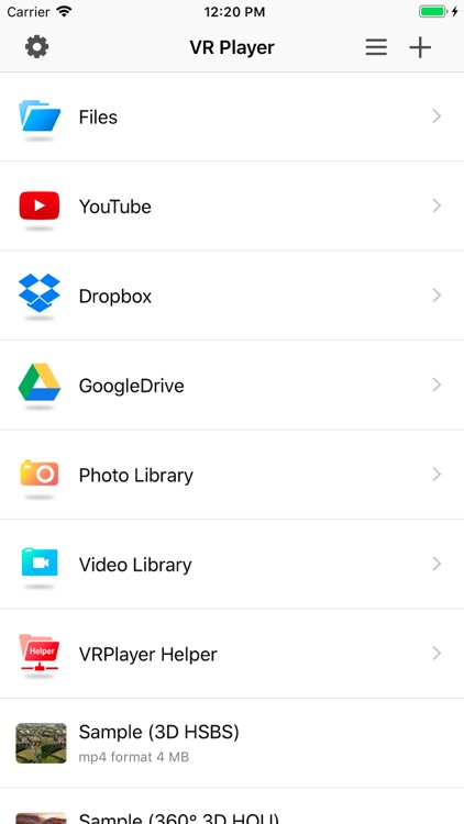 VRPlayer : 2D 3D 360° Video