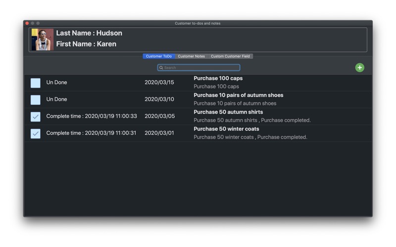 Screenshot #3 pour Cahier client - Todo et notes