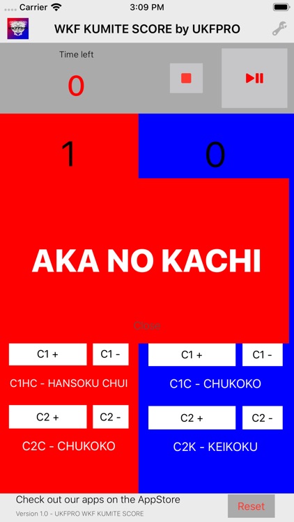 WKF Kumite Scoreboard - UKFPRO screenshot-7