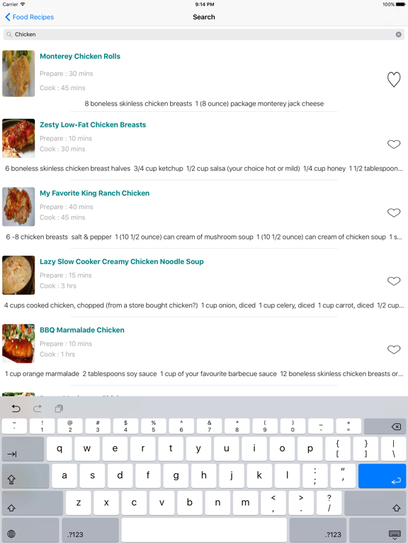 Screenshot #5 pour Food Recipe World