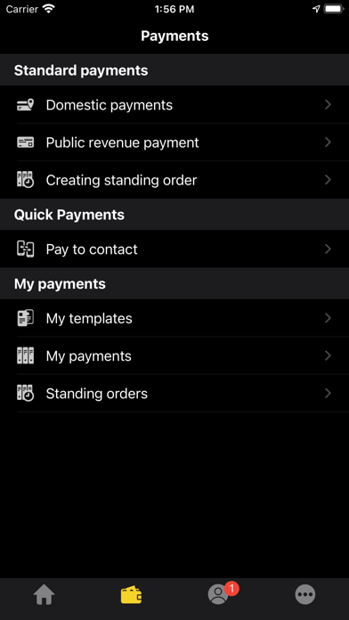 Raiffeisen Mobile Banking Screenshot