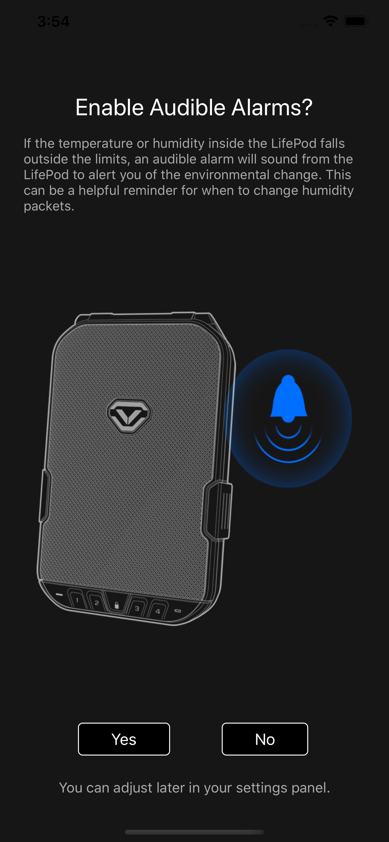 Vaultek LifePod Humidor