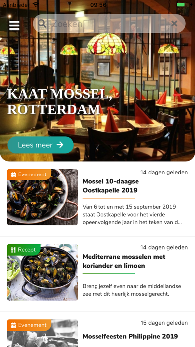 Screenshot #1 pour De Mossel App