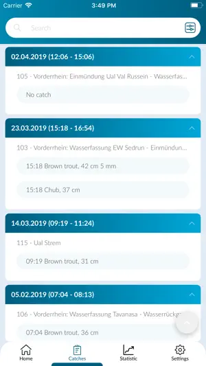 Fischerei-App Graubünden screenshot 2