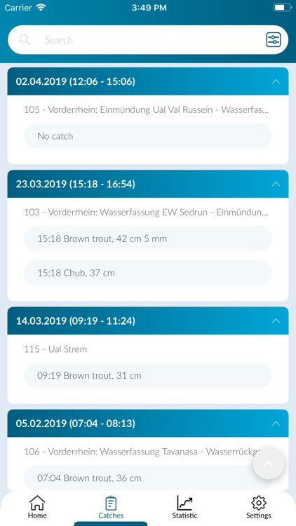 Fischerei-App Graubünden
