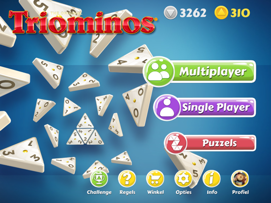 Triominos iPad app afbeelding 1