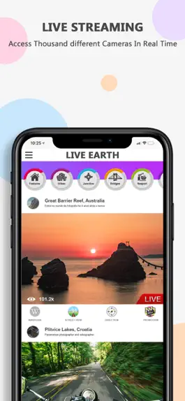 Game screenshot Earth Online Live World Webcam apk