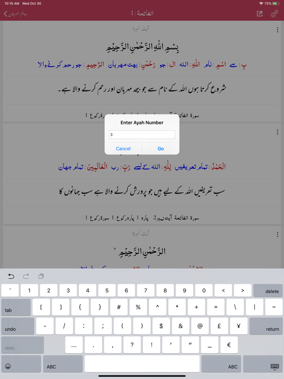 Mualim ul Irfan | Tafseer iPad screenshot