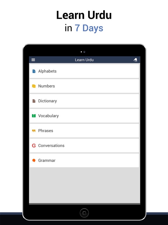 Screenshot #4 pour Learn Urdu - Language Guide