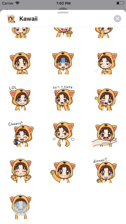 Cut Kawaii Stickers GIF