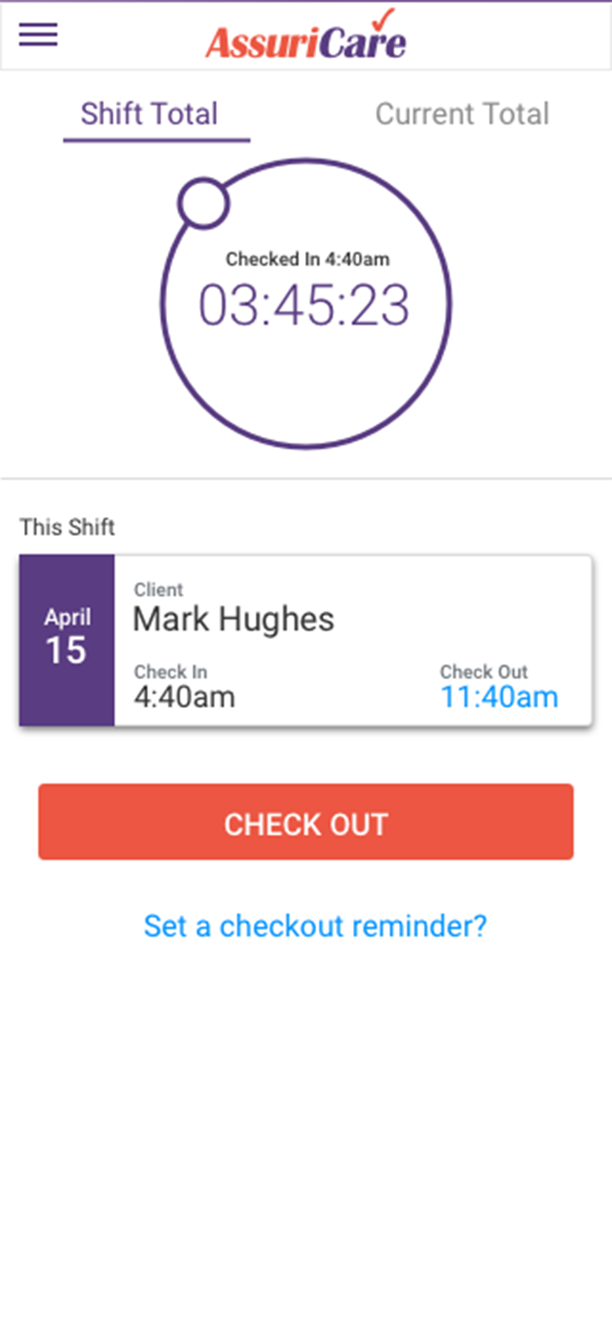 AssuriCare Caregiver screenshot 4