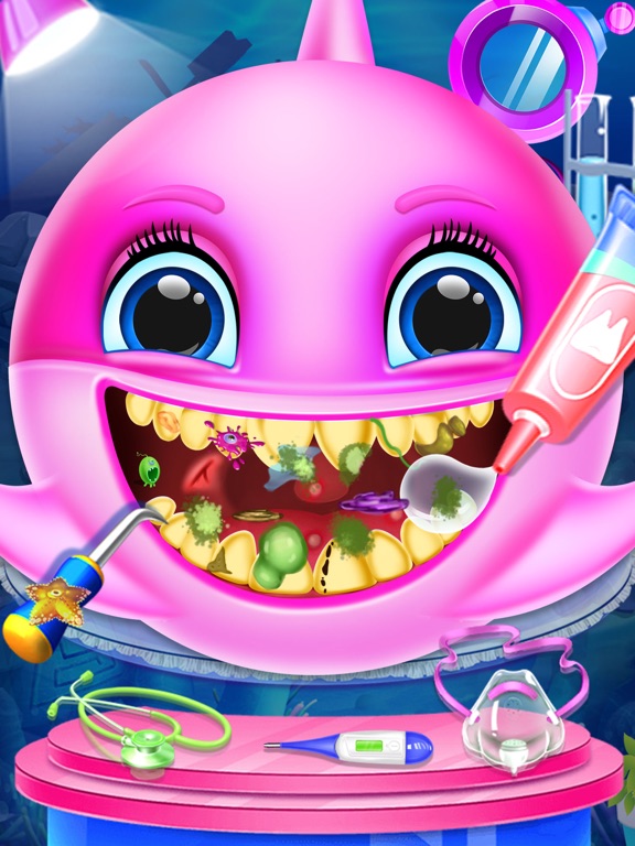 Baby Shark - Dentist Games iPad screenshot 4 - Games app